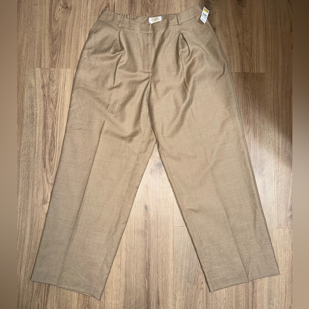NWT Vintage Talbots Women‎ Wool Blend Trousers Pants Work Office Career 14